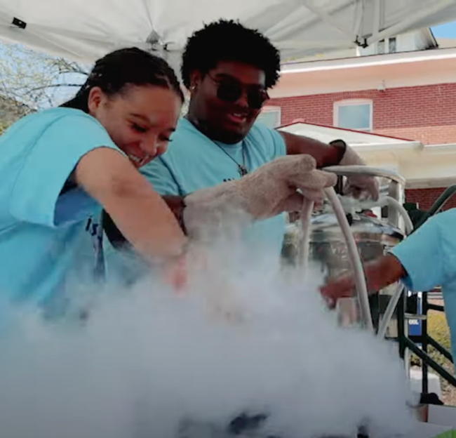 LSMAMP Students on Business Row